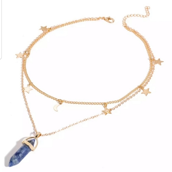 Nikkiwallflower Jewelry - ◇Autumn◇ Stone Pendant Layered Necklace